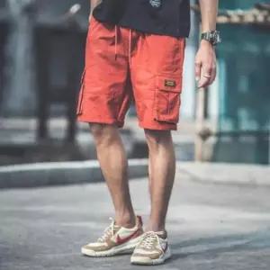 캐주얼팬츠 카고 여름 7부 5부 반바지 밴딩카고팬츠 2컬러 남성