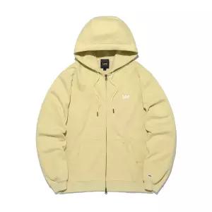 매장정품 LEE 리 펠트 트위치 로고 후드 집업 레몬 LE2601HZ13LM 1328219