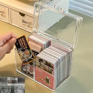 아크릴 포카보관함 카드 수납함 사진 투명 명함케이스 VGZ7+6YMI