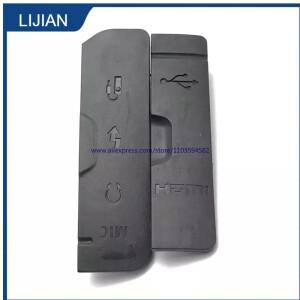 USB 고무 뚜껑 문짝 HDMI 호환 마이크 캡 인터페이스 커버 캐논 EOS 7D2 Mark II 7DII 디지털 카메라 수리