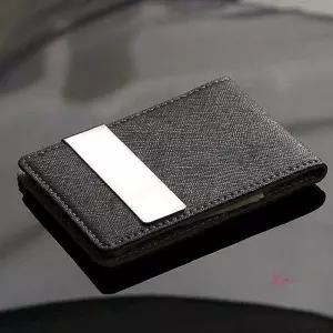 리더플랜 지갑 머니클립 고급형 디자인 카드 가죽klm075