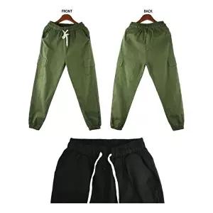 조거팬츠 린넨 허리 고무줄 배기핏 여자 카고바지