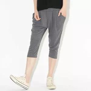 여름여성바지 보들보들 7부바지 배기디자인 팬츠 와이드포켓 데일리