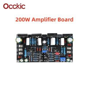 200W 증폭기 보드 DC 20V-90V 이중 전압 모노 1943+5200 푸시-풀 튜브 전력