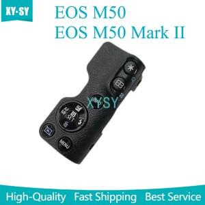 Canon EOS M50 / Mark II I 후면 커버 백 케이스 세트 메뉴 버튼 키보드 엄지 고무 검정색의 새 원본