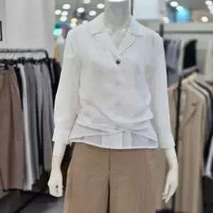 [셀러허브 1]레노마레이디 sh06 스카프 디테일 셔츠 스카프 디테일 셔츠 R2H21WST080 R2H21WST080 (487268