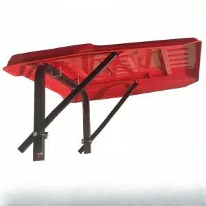 트랙터 캐노피 지붕 중장비 레드 그늘막 비막이 천장 어닝