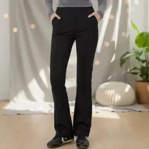 [옷자락]여성 하이웨이스트 부츠컷 슬림 데일리 팬츠