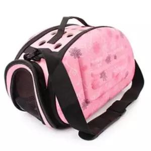 [반려] 대형고양이가방 반려견슬링백 산책가방 강아지캐리어 애견가방 핑크 고양이케이지 대형