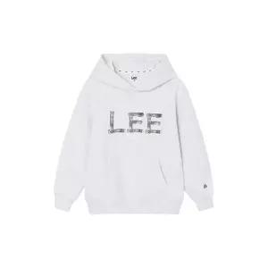 매장정품 LEE 키즈 데님 로고 아트웍 후드 화이트멜란지 LK2601HD12WM 313686