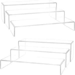 아미그람 대형 아크릴 디스플레이 라이저 2세트 - 6팩 12 L~11.6 L~11.2 L 수집품 진열대 쇼 피규어