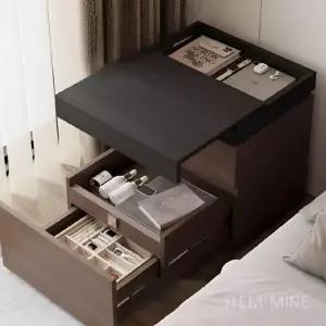 서랍장 협탁 비밀 비밀수납장 사이드 침실 침대협탁 금고