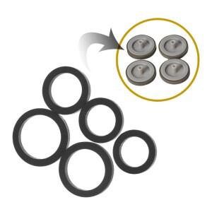 20PCS 혼합 유휴 타이어 휠 벨트 루프 Ldler 고무 링 카세트 데크 레코더 테이프 스테레오 오디오 플레이어