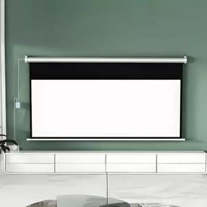 전동 롤스크린 사무실용 스크린 무선 자동 리모컨 포함