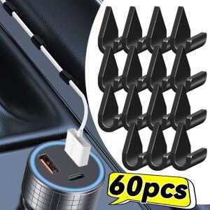 다기능 차량 내비게이션 수납 관리 클립 케이블 홀더 고정 와이어 패스너 충전기 데이터