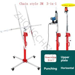 호환상품 3M 핸드 크랭크 석고보드 리프터 이동식 스탠드 홀더 천장 천공 브래킷 램프 장착 리프팅