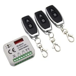 차고 게이트 원격 리시버 433 리모컨 포함 868MHz RX 멀티 300-900MHZ AC/DC 9-30V