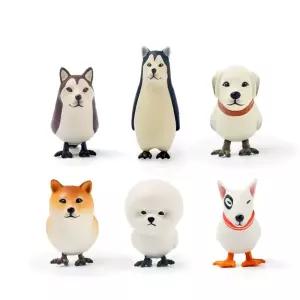 개새인형 강아지 소형 선물 7cm 버드 시바견 차량용 모형