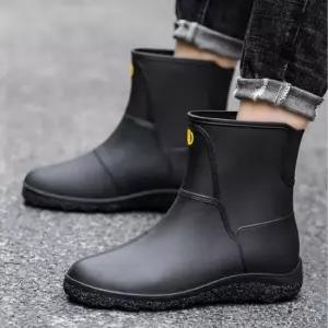 단목 남성 성인 장화 주방 경량 패션 조리 방수 부츠 어른장화 겨울외출용코디장화