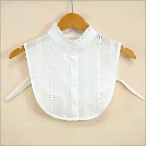 넥케이프 페이크카라 펀칭 레이어드 이너셔츠 레이스 프릴넥 cAl9+1gJj