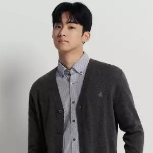 매장정품 BEANPOLE 빈폴 [FW25]캐시미어 블렌드 카디건 - 애쉬 BC5X5AC094_LL 1412160