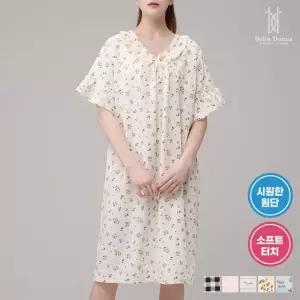 벨라도나 여성 반팔 파자마 원피스 홈웨어 이지웨어 잠옷 Bon-2662