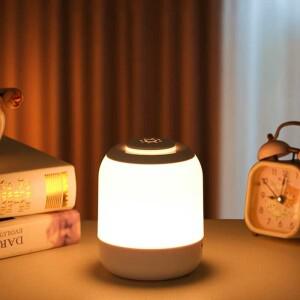 LED 야간 조명 조정 가능 밝기 USB 충전식 테이블 램프 주방 침실 차고  캠핑 장식