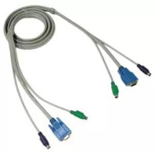 KVM 스위치 케이블 멀티플랫폼 M M RGB 5m 5m케이블 kvm케이블 kvm스위치케이블