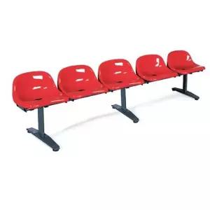 사무용의자 병원 대기실 긴의자 5인 연결 고정식 플라스틱 로비 체어