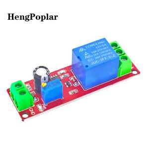 호환상품 5pcs NE555 DK555 타이머 스위치 조정 가능 분리 모듈 시간 지연 릴레이 DC 12V 실드 0 ~ 10S