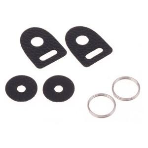 Fujifilm Canon Nikon Olympus Pentax DSLR Camer 용 듀얼 새 가죽 보호대 커버 카메라 스트랩 서클 링 후