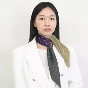 여자 명품 쁘띠 스카프 트리플 닷 카키 간절기 코디 쁘띠스카프 사각스카프