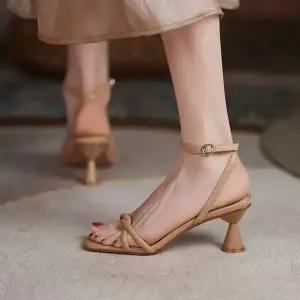 201 힐샌들 스트랩샌들 여성샌들 여름 하이힐 여름샌들 스트랩샌들 여성샌들 웨지샌들