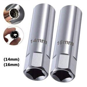 점화 플러그 소켓 렌치 어댑터 14MM 16MM 설치 수리 키트 교체 토크 자기 제거 자동 도구