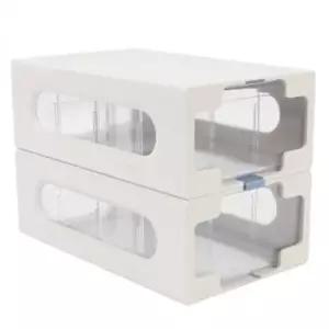 [JED] 서랍식 다용도 칸막이 수납함 보관함 2단 정리함 투명