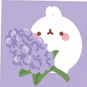 패브릭형보석십자수 TBZ 몰랑 라벤더 (패브릭) 보석십자수 액자세트 15x15