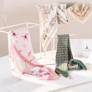 이블링 파리 [10%쿠폰+10%적립] 패션 링 스카프 3종- 선물용 케이스 포함/ 쁘띠 여성 스카프