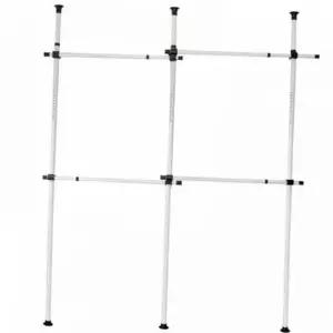 [JED] 기둥식 조절 시스템 행거 4단 공간활용 높이 조립식 무타공