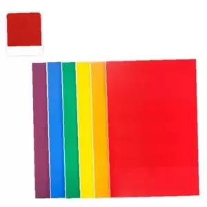 현진 단면칼라보드롱/우드락 2절 CB-16 빨강/600x900mm 박스(30개입)