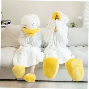 극세사동물잠옷 대왕 엘리자베스 오리 잠옷 파자마