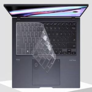ASUS Zenbook DUO 2024 UX8406 CA MA 14인치용 실리콘 노트북 키보드 커버 스킨