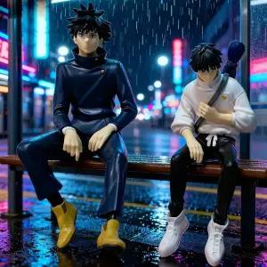 주술회전 동일 17cm 누들 스토퍼 피규어 고죠 사토루 후시구로 메구미 PVC 수집용 재고