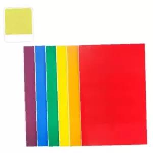 (현진) 단면칼라보드롱/우드락 2절 CB-47 연노랑/600x900mm 박스(30개입)