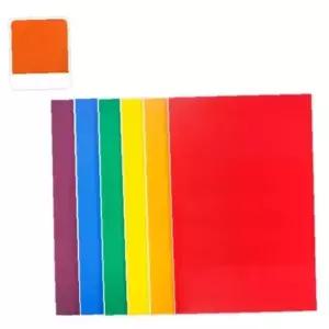 현진 단면칼라보드롱/우드락 2절 CB-26 주황색/600x900mm 박스(30개입)