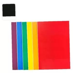 현진 단면칼라보드롱/우드락 2절 CB-30 검정색/600x900mm 박스(30개입)