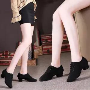 여성 라틴댄스화 스포츠댄스 재즈 라인 방송 댄스 가죽 스포츠댄스화 수제 왈츠 탱고 스포츠