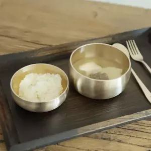 명성유기 방짜 실용 아동공기대접