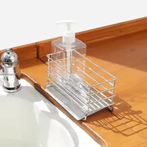 구조 스테인리스 건조 홀더 주방 수세미 정리 거치대 싱크대 세제 물빠짐