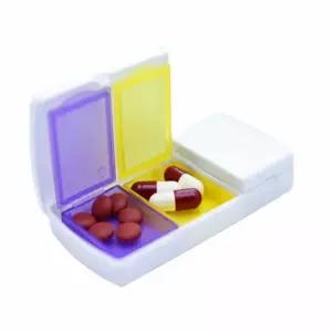 휴대용알약케이스 미니약통 약통 알약케이스 알약용기 투명 절단 알약 알약디스펜서 휴대용약통 약보관함