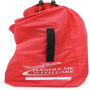 비행기용 유모차 여행 가방 싱글 우산 빨간색